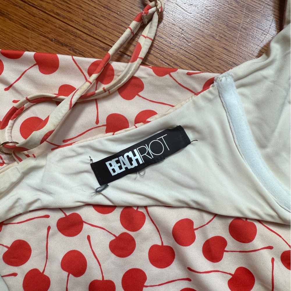Beach Riot Cherry Pattern Bikini - Picture 3 of 3